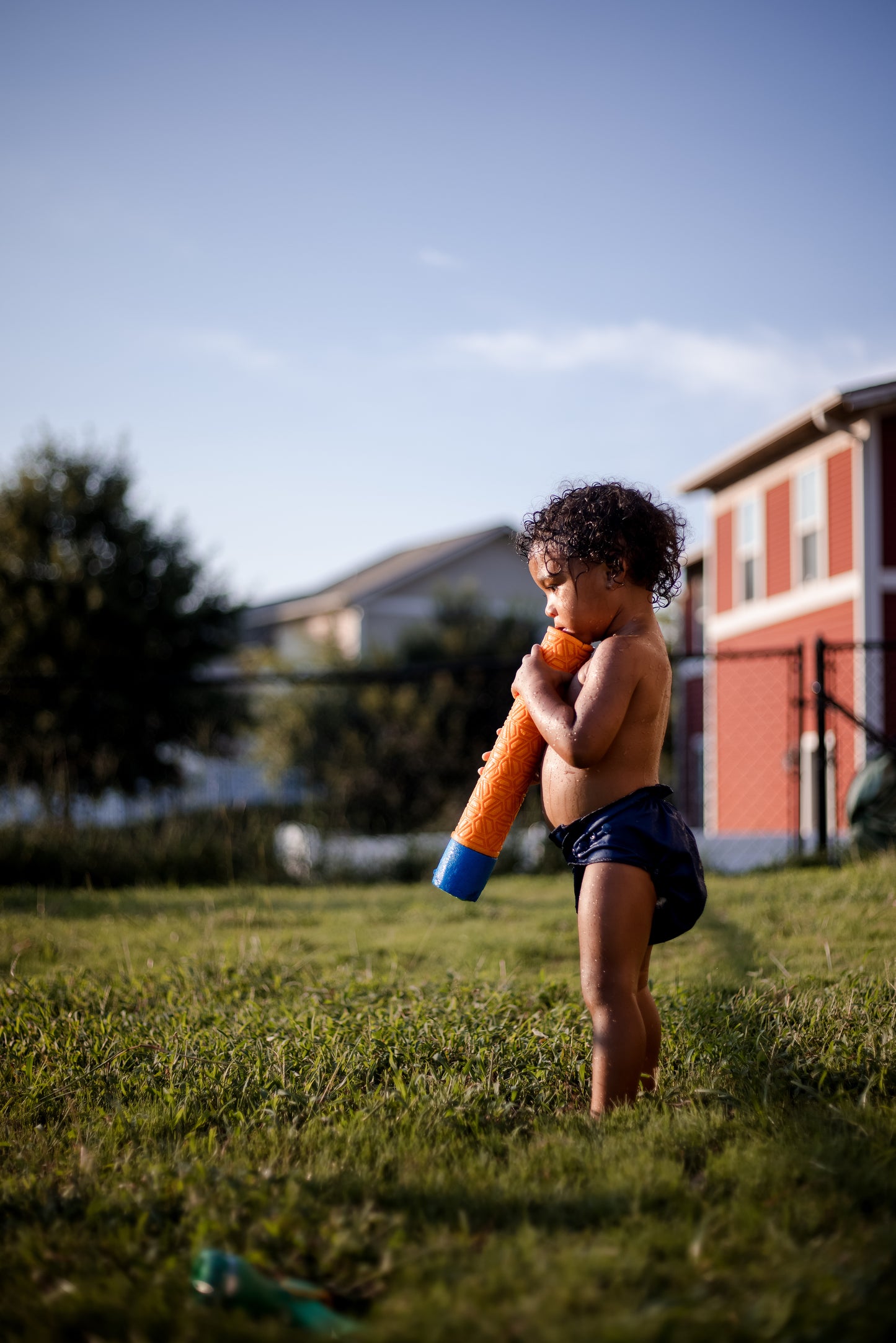 Cheeky Cloth One Size Reusable Swim Diaper "Navy"