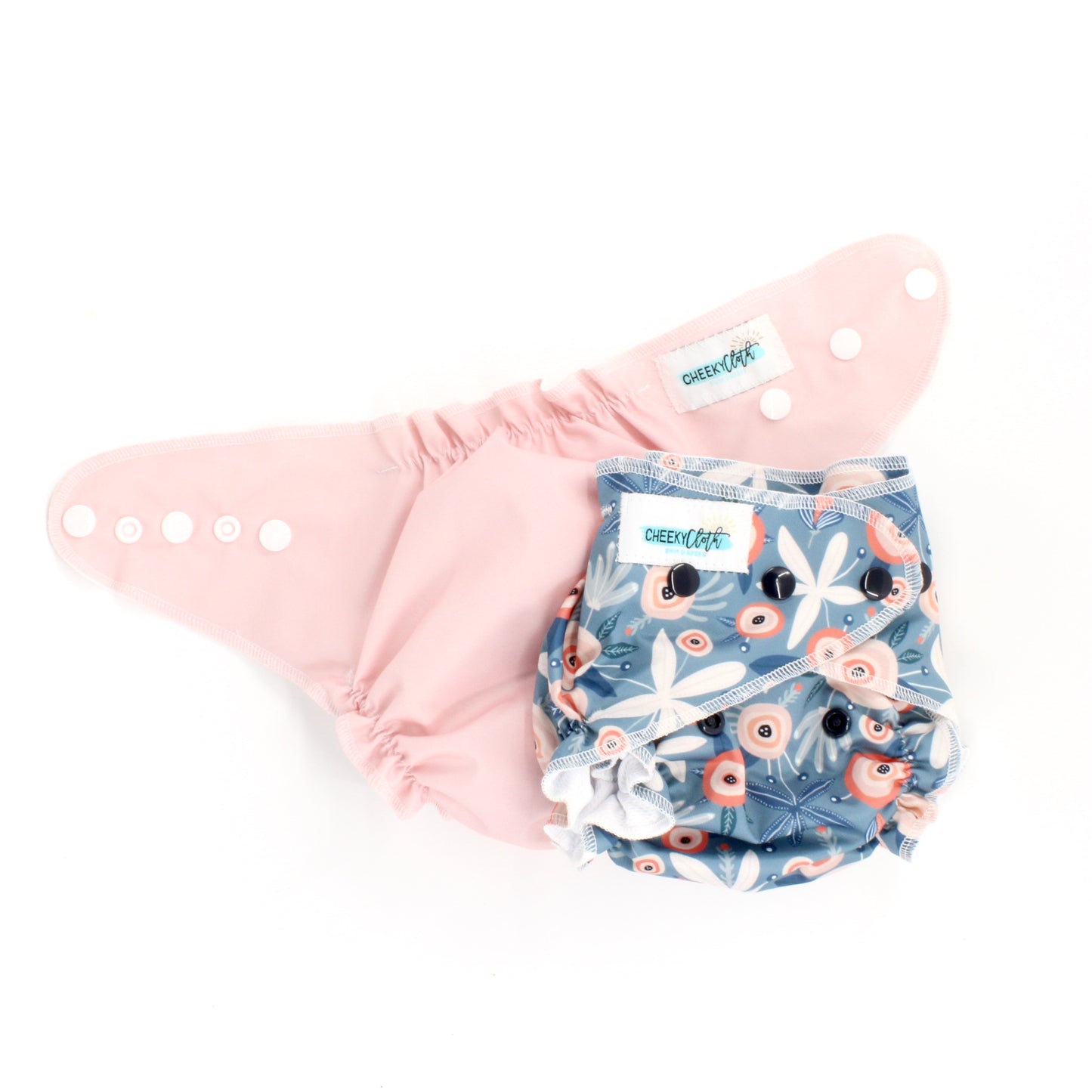 Cheeky Cloth One Size Reusable Swim Diaper "Boho Floral"