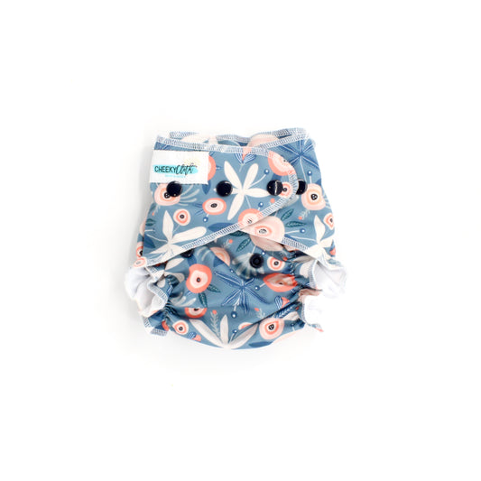 Cheeky Cloth One Size Reusable Swim Diaper "Boho Floral"