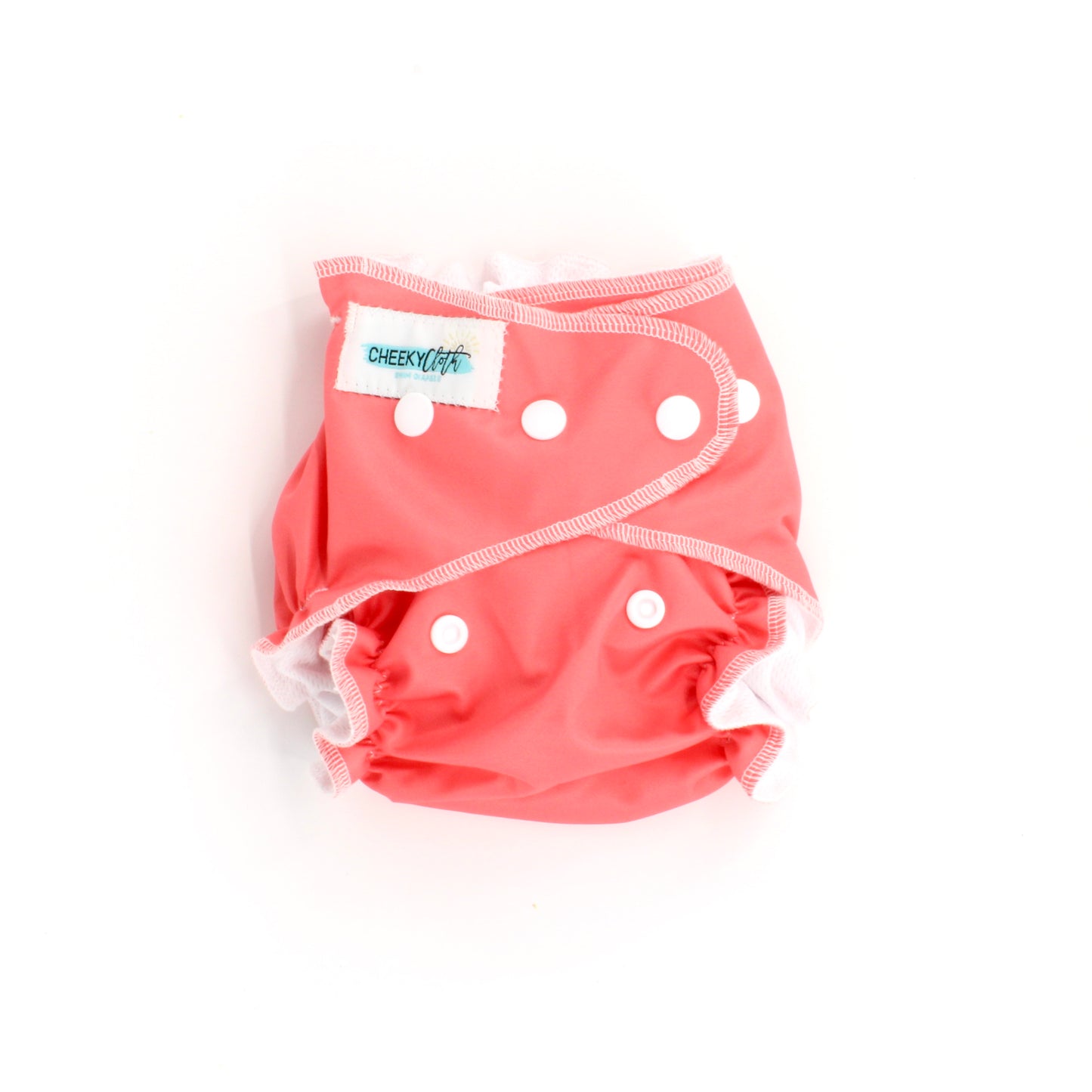 Cheeky Cloth One Size Reusable Swim Diaper "Punch Pink"